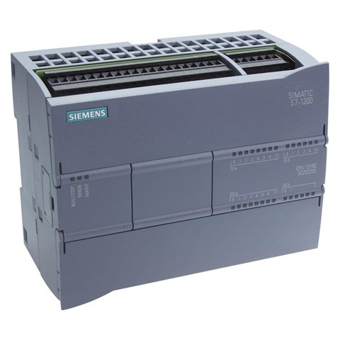 S7-1200, CPU 1215C, COMPACT CPU, DC/DC/DC, 2 PROFINET PORT, ONBOARD I/O: 14 DI 24V DC